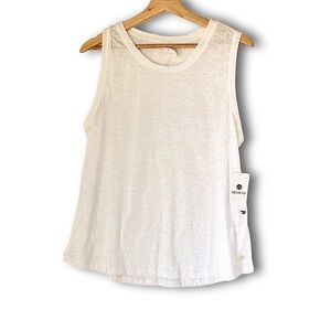 NWT Apana White Breezy Activewear Tank Top